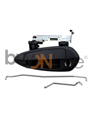 MANIGLIA PORTA EST SENZA BLOCCHETTO IN PLASTICA NERO ANT DX FIAT