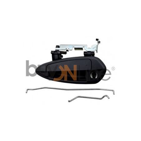 MANIGLIA PORTA EST SENZA BLOCCHETTO IN PLASTICA NERO ANT DX FIAT