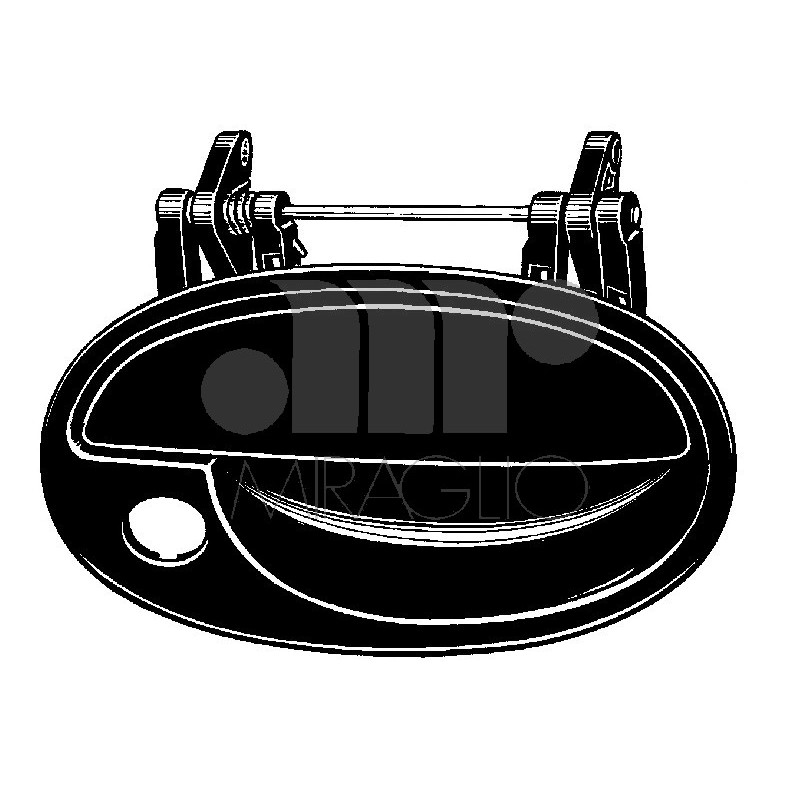 MANIGLIA PORTA EST ANT DX OPEL COMBO (TF0/TF1) 2000 2012 OEM 93176737