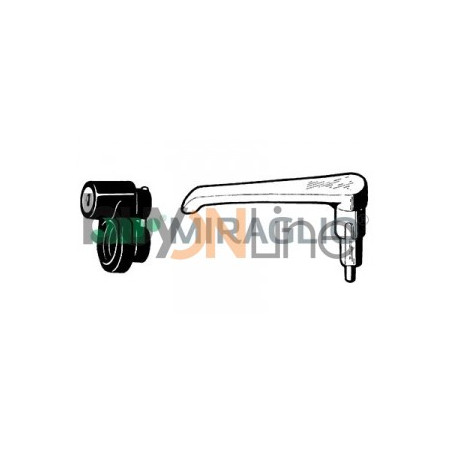 MANIGLIA PORTA EST CON BLOCCHETTO POST FIAT FIORINO (146) 1988