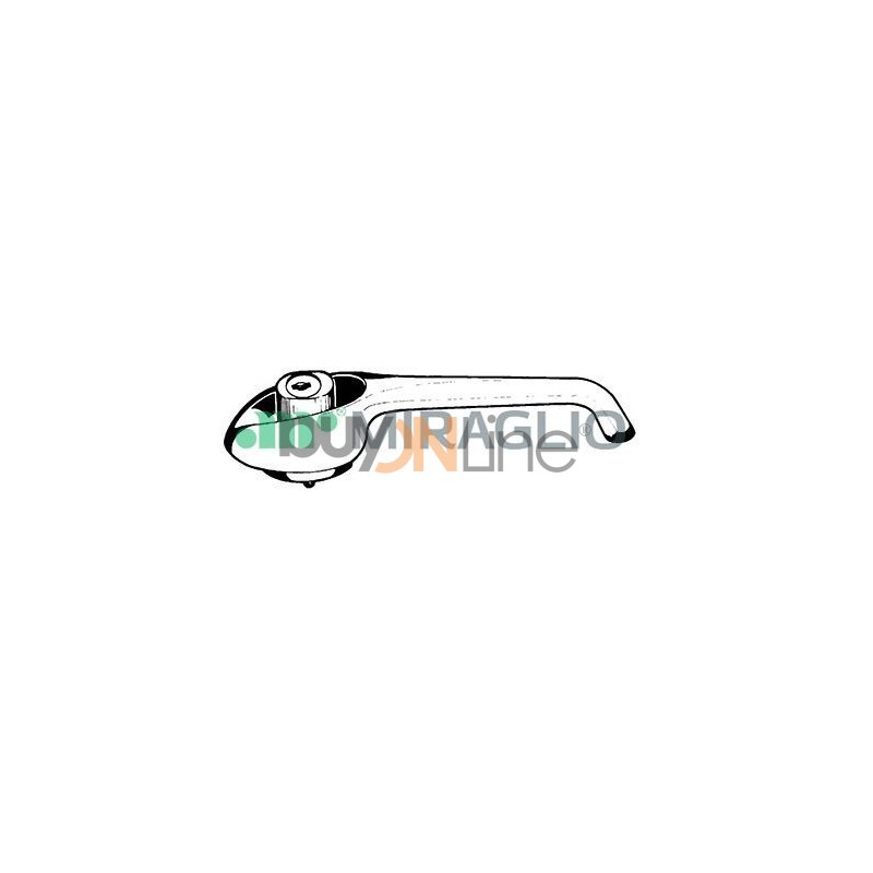 MANIGLIA PORTA EST IN ALLUMINIO SENZA CHIAVE ANT DX/SX FIAT DUCATO I (290) 1989 1994 OEM 7696107
