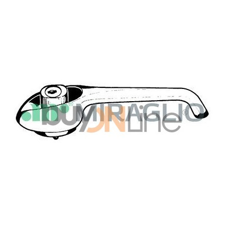 MANIGLIA PORTA EST IN ALLUMINIO SENZA CHIAVE ANT DX/SX FIAT