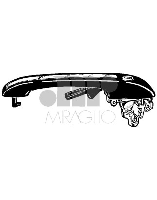 MANIGLIA PORTA EST ANT DX AUDI 80 (8C2/8C5) 1991 1994 OEM