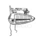 MANIGLIA PORTA EST SENZA BLOCCHETTO ANT DX FIAT GRANDE PUNTO (199) 2005 2012 OEM 735471436