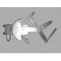 ALZACRISTRALLO ELETT ANT SX 5 OPEL CORSA C (X01) 2000 2006 OEM 93186826