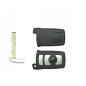 GUSCIO PER CHIAVI NERO CON TASTI ARGENTO 3 VANO BATTERIA SUL RETRO DI EMERGENZA BMW SERIES 7 (E65/E66) 2002 2008