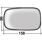 VETRO CON PIASTRA DX/SX RENAULT CLIO III (BR0 1/CR0 1) 2006 2009 OEM 7701054752