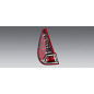GRUPPO OTTICO P/SX EST RENAULT SCENIC X-MODE 03/09  BORDO ROSSO