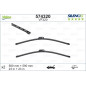 SPAZZOLA TERGI SILENCIO FLAT BLADE ANT SX COPPIA 580mm + 590mm CODICE BREVE: VF320