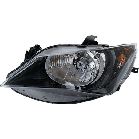 FARO SX H4 C/MOTOR ELETT SEAT IBIZA 01/12 PARAB NERA