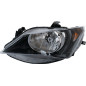 FARO SX H4 C/MOTOR ELETT SEAT IBIZA 01/12  PARAB NERA