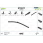 SPAZZOLA TERGI HYDROCONNECT UNI-CLICK ANT SINGOLA 600mm CODICE BREVE: HF60