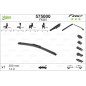 SPAZZOLA TERGI FIRST FLAT BLADE ANT DX/SX SINGOLA 350mm CODICE BREVE: FM35