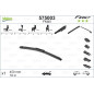 SPAZZOLA TERGI FIRST FLAT BLADE ANT DX/SX SINGOLA 450mm CODICE BREVE: FM45