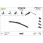 SPAZZOLA TERGI FIRST FLAT BLADE ANT DX/SX SINGOLA 700mm CODICE BREVE: FM70