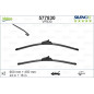 SPAZZOLA TERGI SILENCIO FLAT BLADE ANT DX/SX COPPIA 600mm + 450mm CODICE BREVE: VF830