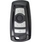 GUSCIO PER CHIAVI NERO CON TASTI ARGENTO 4 BMW SERIES 5 (E60/E61) 2003 2010