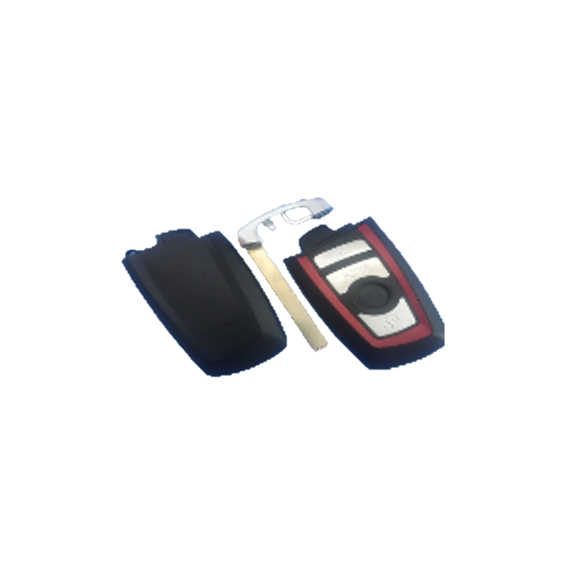 GUSCIO PER CHIAVI NERO CON BORDO ROSSO E LAMA CROMATA 4 BMW SERIES 5 (E60/E61) 2003 2010