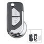 GUSCIO PER CHIAVI NERO CON TASTI CROMATI 2 PEUGEOT 306 (7B/N3/N5) 1996 1999