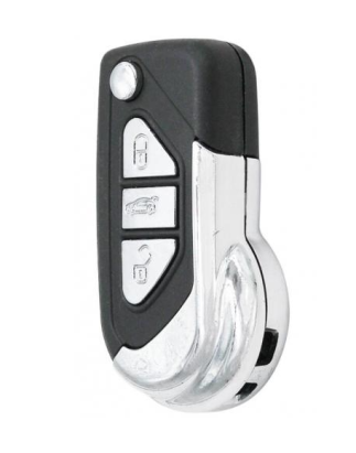 GUSCIO PER CHIAVI NERO CON TASTI CROMATI 3 PEUGEOT 306