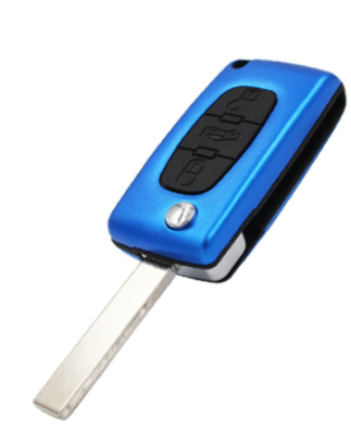 GUSCIO PER CHIAVI BLU 3 (NO ALLOGGIO BATTERIA) PEUGEOT 207