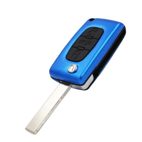 GUSCIO PER CHIAVI BLU 3 (NO ALLOGGIO BATTERIA) PEUGEOT 207