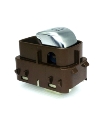 BLOCCO COMANDI ALZACRISTRALLO DX/SX DX 4 1 BASE MARRONE LUCE
