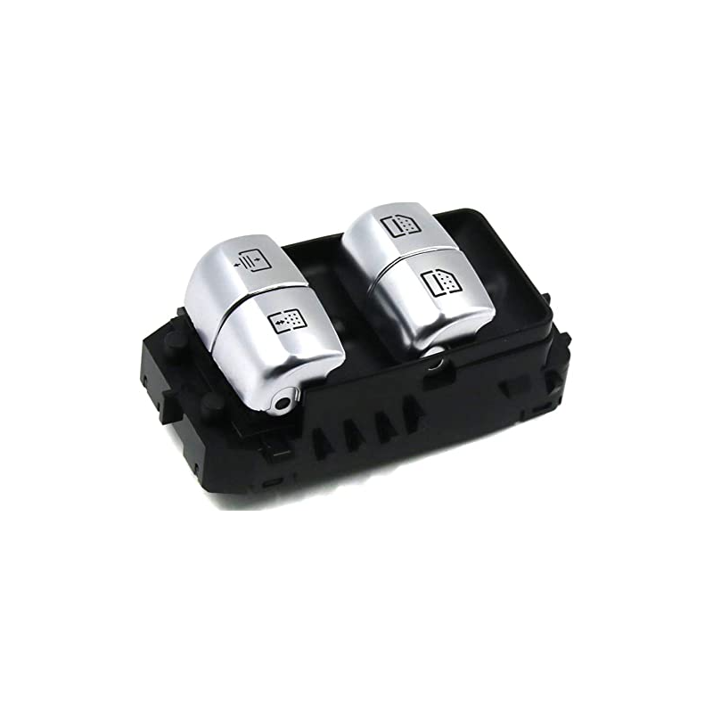 BLOCCO COMANDI ALZACRISTRALLO DX/SX 3 4 BASE NERA/INTERRUTORI SILVER MERCEDES-BENZ S CLASS (W222) 2013 2017 OEM 2229051505