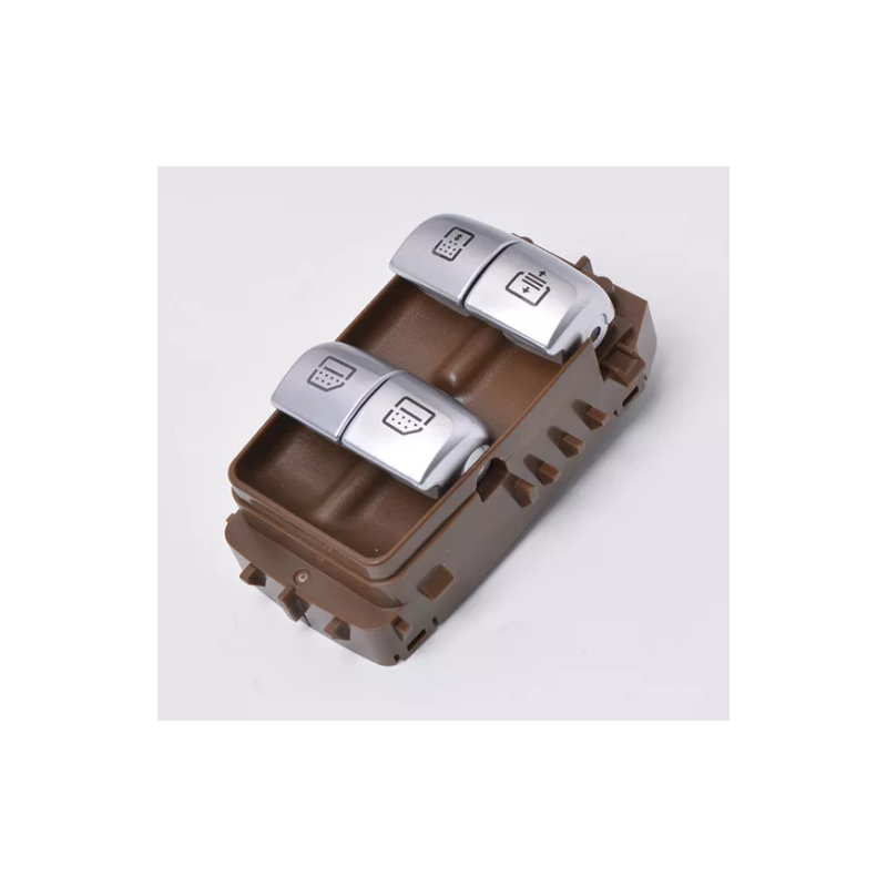 BLOCCO COMANDI ALZACRISTRALLO DX/SX 3 4 BASE MARRONE/INT SILVER MERCEDES-BENZ S CLASS (W222) 2013 2017 OEM 2229051505