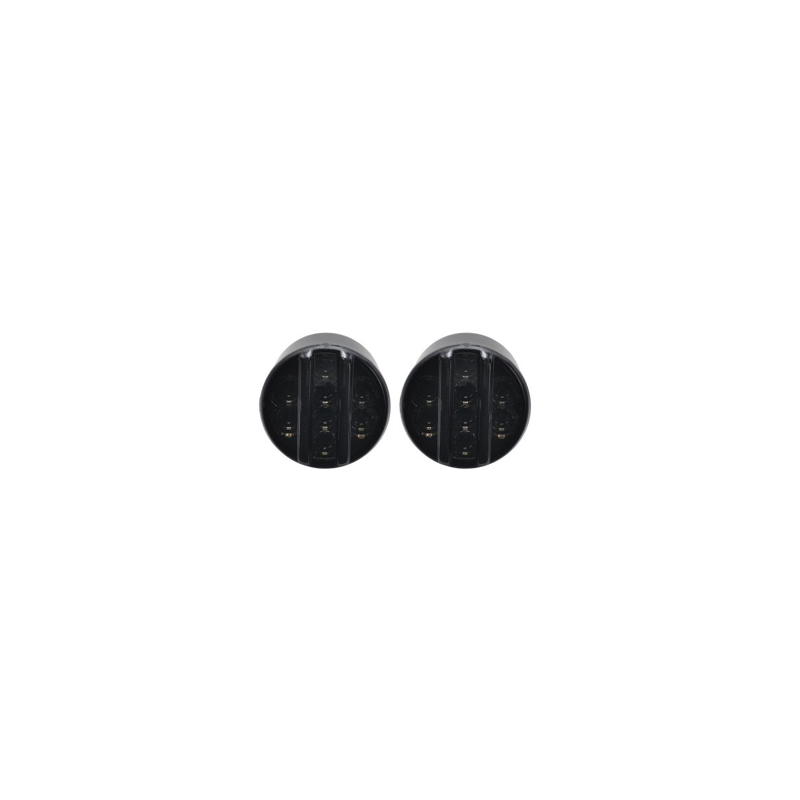 FANALE LATERALE DX/SX FUME' LED 2 FUNZIONI (SET 2PZ) JEEP WRANGLER 2/4D (JK) 2007 2018 OEM 55077885AC