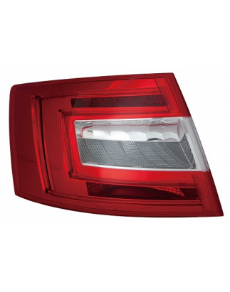 FANALE POST DX BIANCO - ROSSO SENZA 4 PY21W,P21W LED SKODA