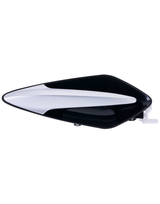 MANIGLIA PORTA EST SENZA FORO NOTTOLINO ARGENTO-NERA ANT DX