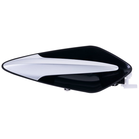 MANIGLIA PORTA EST SENZA FORO NOTTOLINO ARGENTO-NERA ANT DX