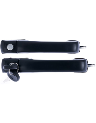 MANIGLIA PORTA EST (SET 2PZ) NERA ANT DX/SX VOLKSWAGEN GOLF III