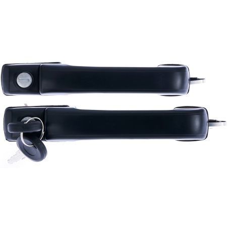 MANIGLIA PORTA EST (SET 2PZ) NERA ANT DX/SX VOLKSWAGEN GOLF III