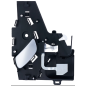 MANIGLIA APRIPORTA INTERNA C/ LEVA CROMATA POST SX CITROEN C5 (DE/DC) 2001 2004 OEM 9143H9