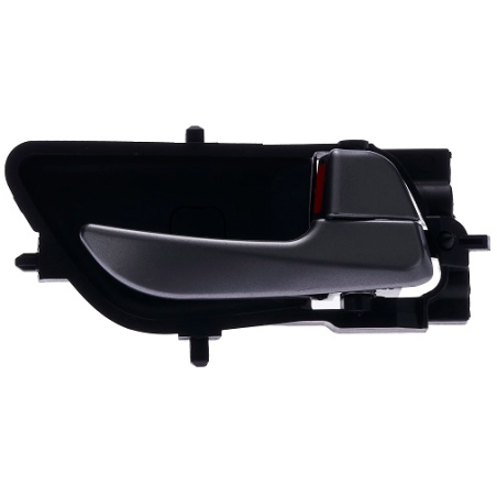 MANIGLIA APRIPORTA INTERNA NERA C/LEVA ARGENTO ANT/POST DX