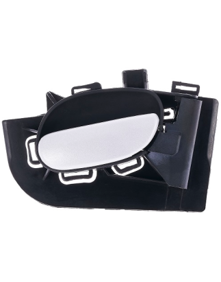 MANIGLIA APRIPORTA INTERNA NERA C/LEVA ARGENTO ANT/POST SX