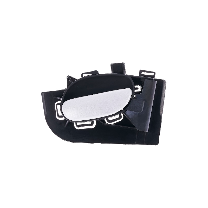 MANIGLIA APRIPORTA INTERNA NERA C/LEVA ARGENTO ANT/POST SX PEUGEOT 206 (2A/2C/2D/2E/2K) 1998 2009 OEM 9143A5