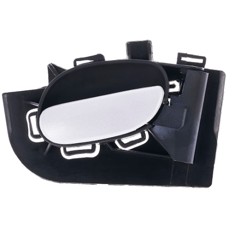 MANIGLIA APRIPORTA INTERNA NERA C/LEVA ARGENTO ANT/POST SX