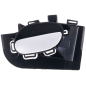 MANIGLIA APRIPORTA INTERNA NERA C/LEVA ARGENTO ANT/POST SX PEUGEOT 206 (2A/2C/2D/2E/2K) 1998 2009 OEM 9143A5