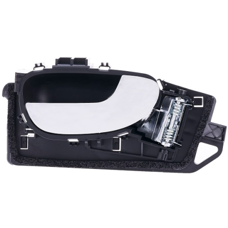 MANIGLIA APRIPORTA INTERNA NERA C/LEVA CROMATA ANT DX PEUGEOT