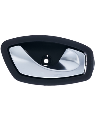 MANIGLIA APRIPORTA INTERNA NERA C/LEVA CROMATA ANT/POST SX