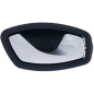 MANIGLIA APRIPORTA INTERNA NERA C/LEVA ARGENTO ANT/POST DX RENAULT CLIO IV (BH/KH) 2013 2016 OEM 806700005R