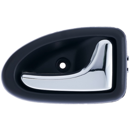MANIGLIA APRIPORTA INTERNA NERA C/LEVA CROMATA ANT SX RENAULT