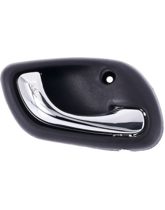 MANIGLIA APRIPORTA INTERNA NERA C/LEVA CROMATA ANT/POST DX OPEL