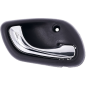 MANIGLIA APRIPORTA INTERNA NERA C/LEVA CROMATA ANT/POST DX OPEL AGILA (H00) 1999 2008 OEM 8311067G00