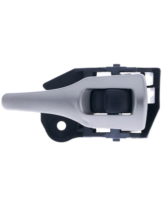 MANIGLIA APRIPORTA INTERNA NERA C/LEVA ARGENTO ANT/POST SX
