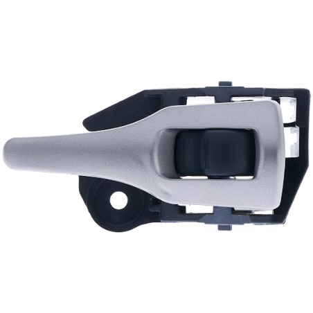 MANIGLIA APRIPORTA INTERNA NERA C/LEVA ARGENTO ANT/POST SX