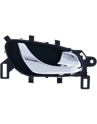 MANIGLIA APRIPORTA INTERNA NERA C/LEVA CROMATA ANT/POST DX